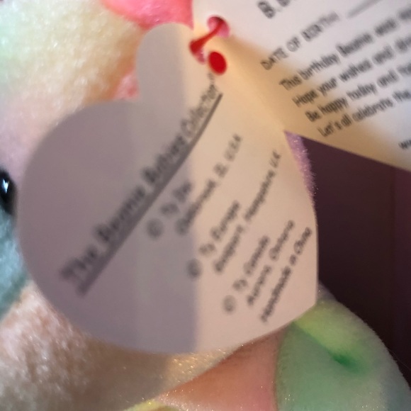 Ty beanie bear no dob - Picture 4 of 6
